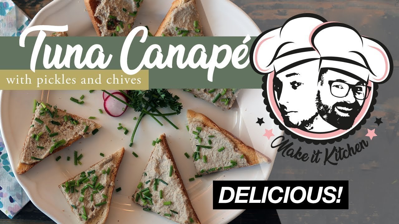 Tuna canape - appetizer recipes - Party Food