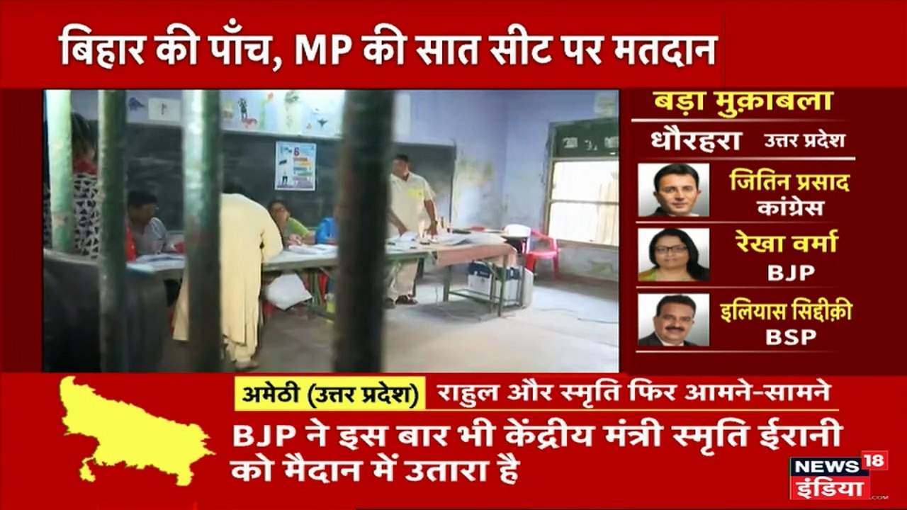 Loksabha Election 2019: लखनऊ में वोट डालने पहुं...