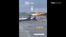Un avion atterrit en feu à Moscou (40 morts)