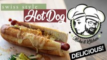 Hot dog recipes - Cheese hot dog with Raclette cheese