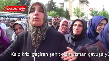 Kalp krizi geçirerek şehit olan uzman çavuşa yürekleri yakan uğurlama