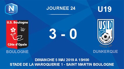 [U19 NATIONAL] J24 Résumé USBCO - Dunkerque