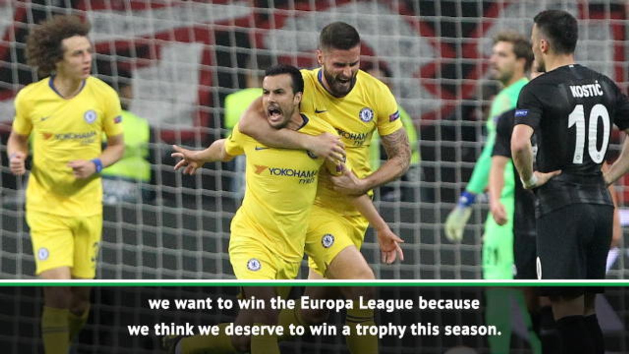 We deserve to win a trophy this season - Sarri on the Europa League