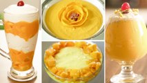 5 Easy Mango Recipes For Summer - Summer Special Mango Dessert Recipes - Refreshing Mango Drinks