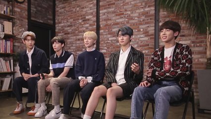 [Pops in Seoul] ONE DREAM! TXT(투모로우바이투게더) Interview for 'Cat & Dog'