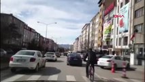 Erzurum Vali Memiş Erzurum'u Bisikletle Gezdi
