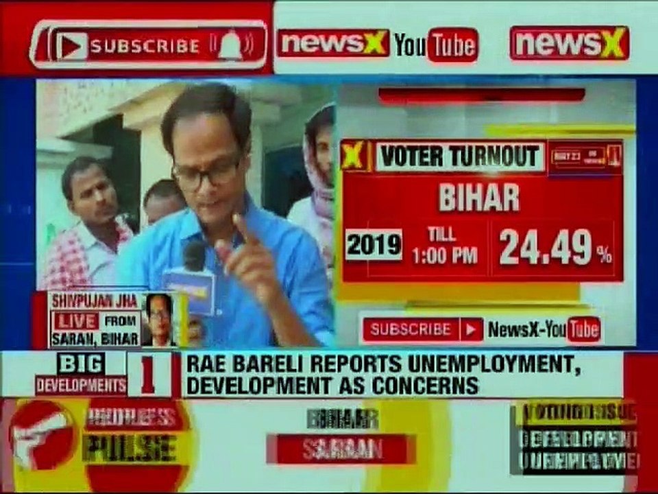Lok Sabha Election 2019 Phase 5 Voting LIVE: Voter Turnout till 1 PM in 7 States, 51 constituencies