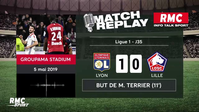Lyon - Lille (2-2) : Le goal replay avec les commentaires de RMC