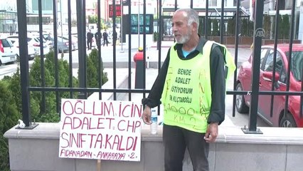 CHP Genel Merkezi Önünde Eylem