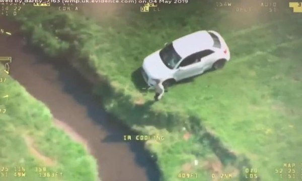 Nefes kesen polis takibi su kanalında son buldu