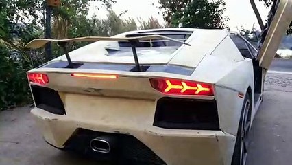 Un thaïlandais passionné de belles voitures s'est fabriqué sa propre Lamborghini