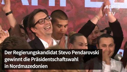Nordmazedonien: Regierungskandidat Pendarovski wird Präsident