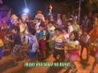 Bulilit kids sing "Tayo'y Magsayawan"