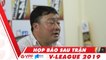 HLV Trương Việt Hoàng: "Hải Phòng đã thắng may mắn trước Becamex Bình Dương" | VPF Media
