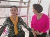 The Presidential sisters ride the Japan Cable Car