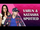 Varun Dhawan and his girlfriend Natasha Dalal spotted at Hakkasan Restaurant