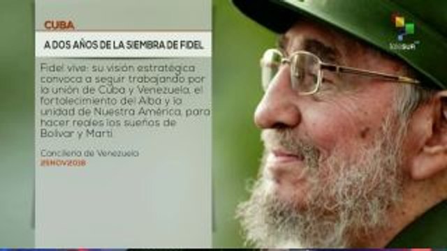 Reconoce cancillería venezolana vida y obra de Fidel Castro