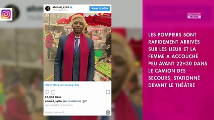 Ahmed Sylla : une femme accouche pendant son spectacle