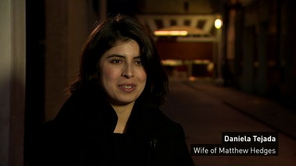 Wife of Matthew Hedges "elated"