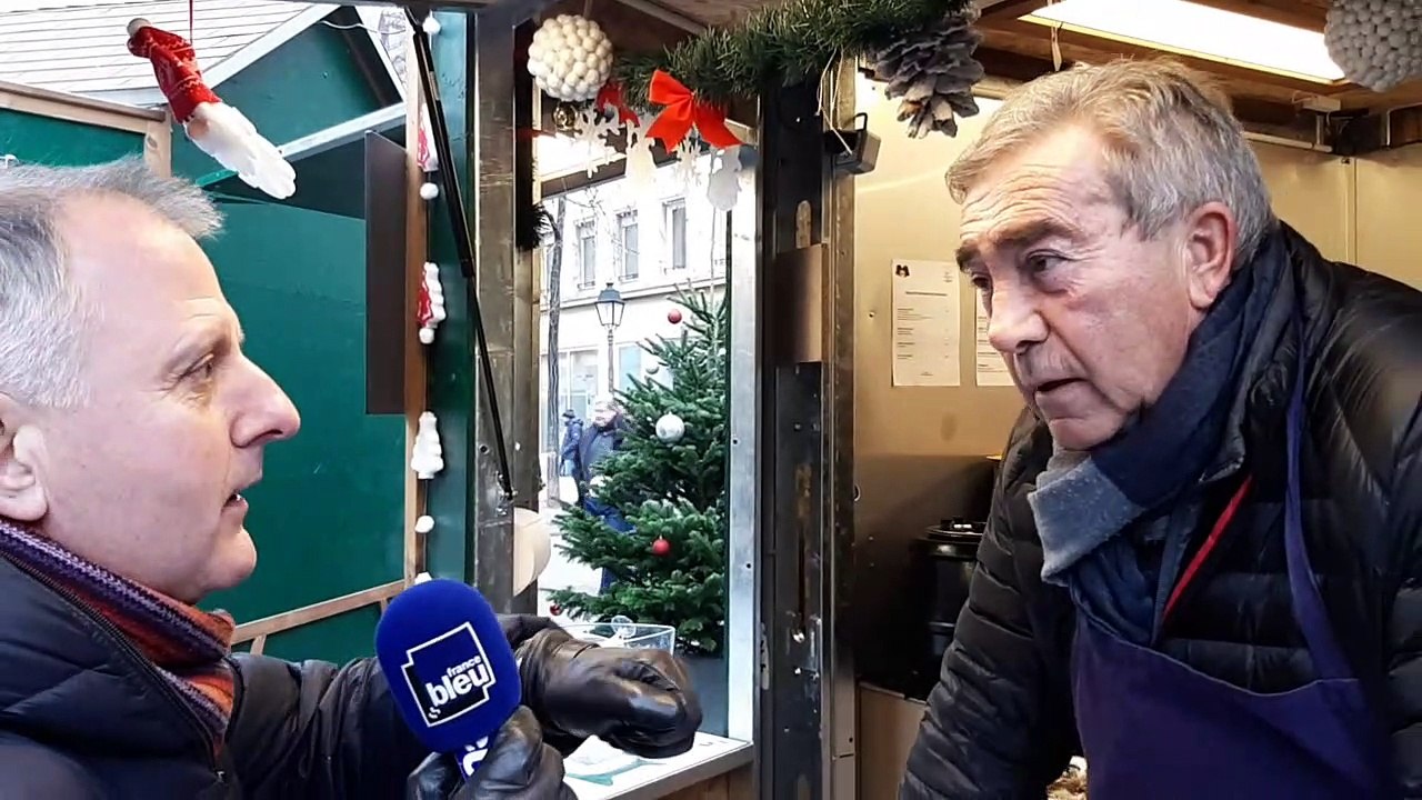 Le marché gourmand au Marché de Noël 2018 à Colmar : Yvan Deparis