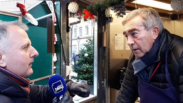 Le marché gourmand au Marché de Noël 2018 à Colmar : Yvan Deparis