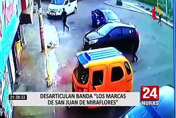 Download Video: Policía desarticuló banda de 'marcas' en San Juan de Miraflores