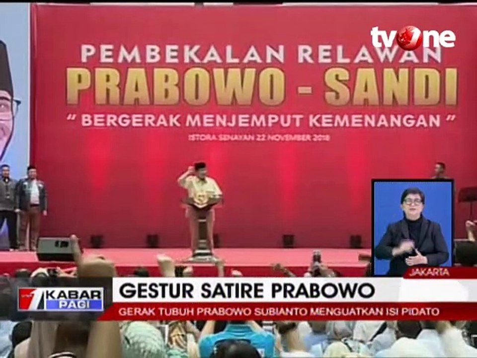 Gestur Satire Prabowo!