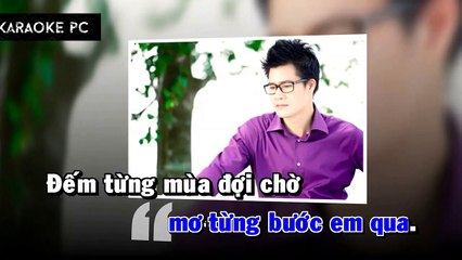 Karaoke Trong Giấc Mơ Em - Quang Dũng