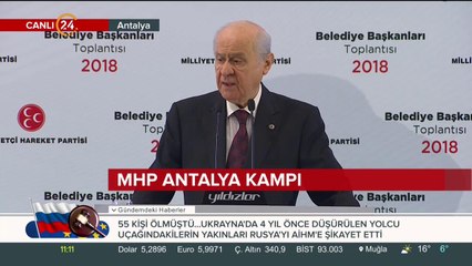 Bahçeli: Yürek yoksa akıl rotasızdır