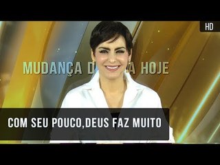 Com seu pouco, Deus faz muito // Bispa Cléo