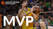 Turkish Airlines EuroLeague Regular Season Round 9 MVP: Alexey Shved, Khimki Moscow region