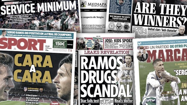La presse européenne s’enflamme autour du scandale Sergio Ramos, l’Espagne s’impatiente avant le choc Atlético-Barça