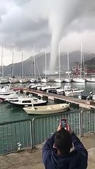 Italie : quand une tornade s'abat sur un port