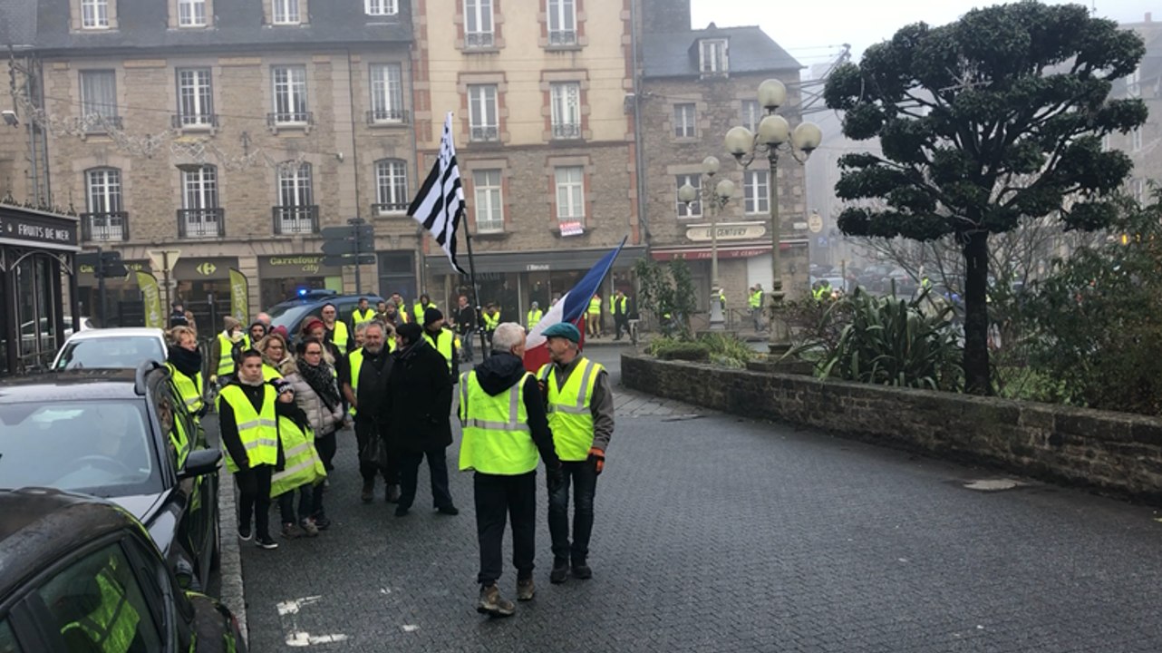 Les Gilets jaunes dans les rues de la ville