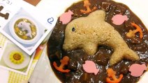돌고래 하이라이스 도시락 만들기 포핀쿠킨 가루쿡 미니어쳐 일본 식완 요리놀이 장난감 과자 코나푼 소꿉놀이 Popin Cookin Konapun Cooking Toys