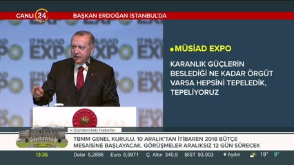 Erdoğan: Sermayemizi çok daha iyi bir seviyeye yükselttik