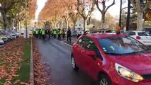 Les Gilets jaunes défilent dans Gap ce samedi matin