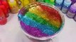 Water Balloons Orbeez Learn Colors Glue Glitter Slime Mix Surprise Eggs Toys