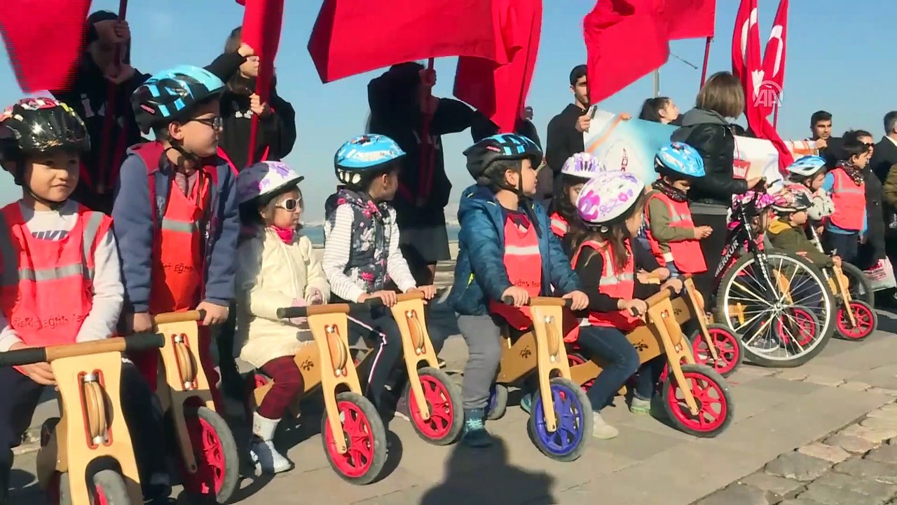Öğretmenler, öğrenci ve velilerle pedal çevirdi - İZMİR