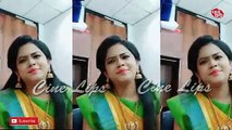 Anitha Sampath Sun TV anchor Cute Dubsmash Collection In Cine Lips-