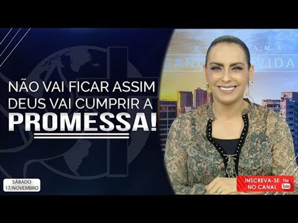 Não vai ficar assim. Deus vai cumprir a promessa!// Bispa Cléo