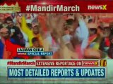 Ram Mandir March: Uddhav thackeray enroute Laxman Qila to meet Hindu Seers