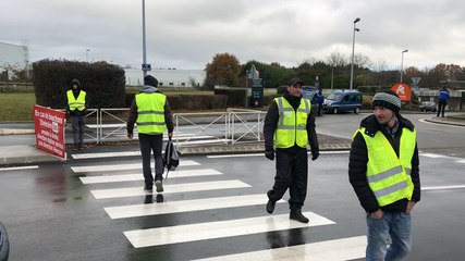 Les gilets jaunes en action dans la zone nord