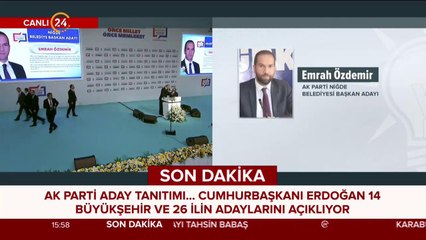 AK Parti Ordu Belediye Başkanı adayı