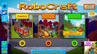 RoboCraft: Building & Survival Craft - Robot World - GAMEPLAY