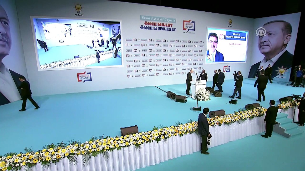 Cumhurbaşkanı Erdoğan - Amasya, Antalya, Ardahan, Artvin ve Bartın adaylarının açıklanması - İSTANBUL