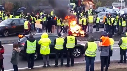 Les gilets jaunes de retour à Frouard ce samedi après-midi
