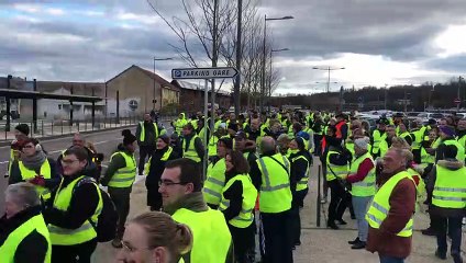 Les gilets jaunes à Sarreguemines