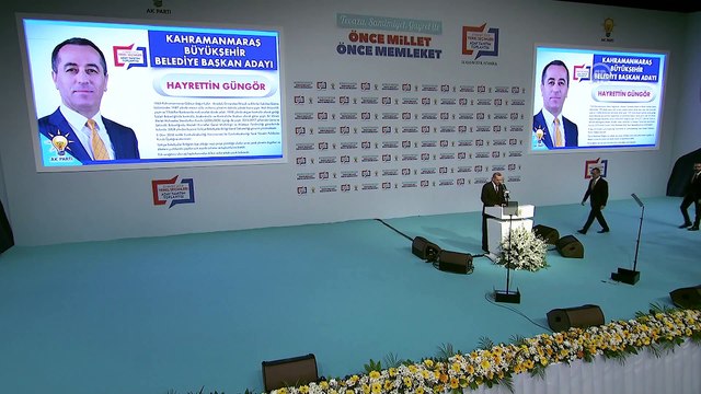 Cumhurbaşkanı Erdoğan - Hakkari, Kahramanmaraş, Karabük adaylarının açıklanması - İSTANBUL