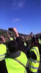 Gilets jaunes : le péage de La Barque de nouveau occupé